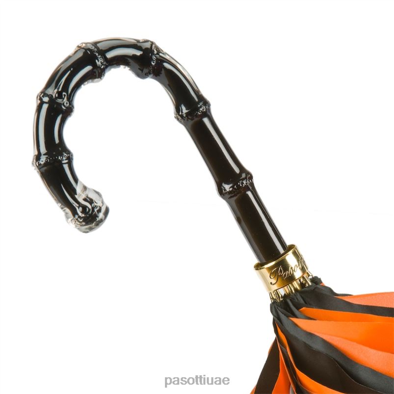 مظلة | 189 30093-4 n5 - مظلة بضربات فرشاة برتقالية، وقماش مزدوج PASOTTI Z446V479